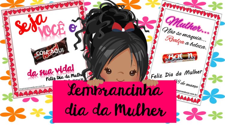 Lembrancinha dia da mulher