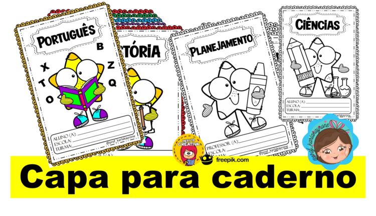 Capa de caderno Estrelas