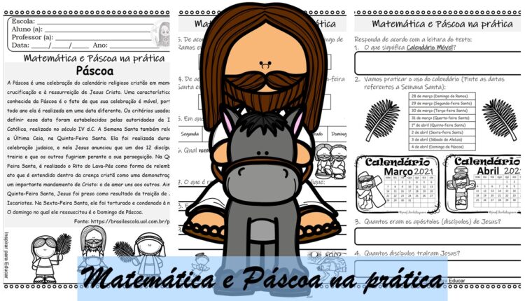Matemática e Páscoa na prática