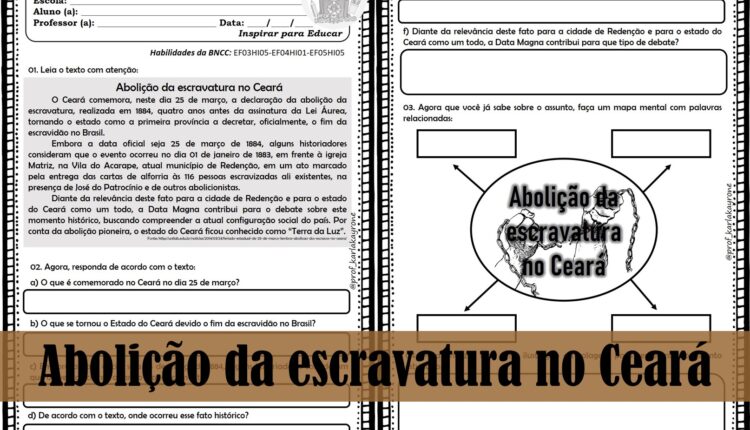 Abolição da escravatura do Ceará.