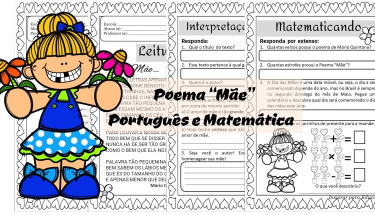 atividade dia das mães