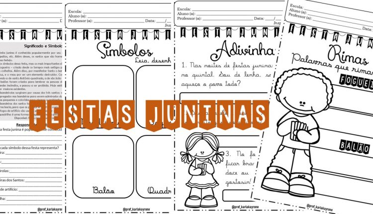 Atividades festas juninas
