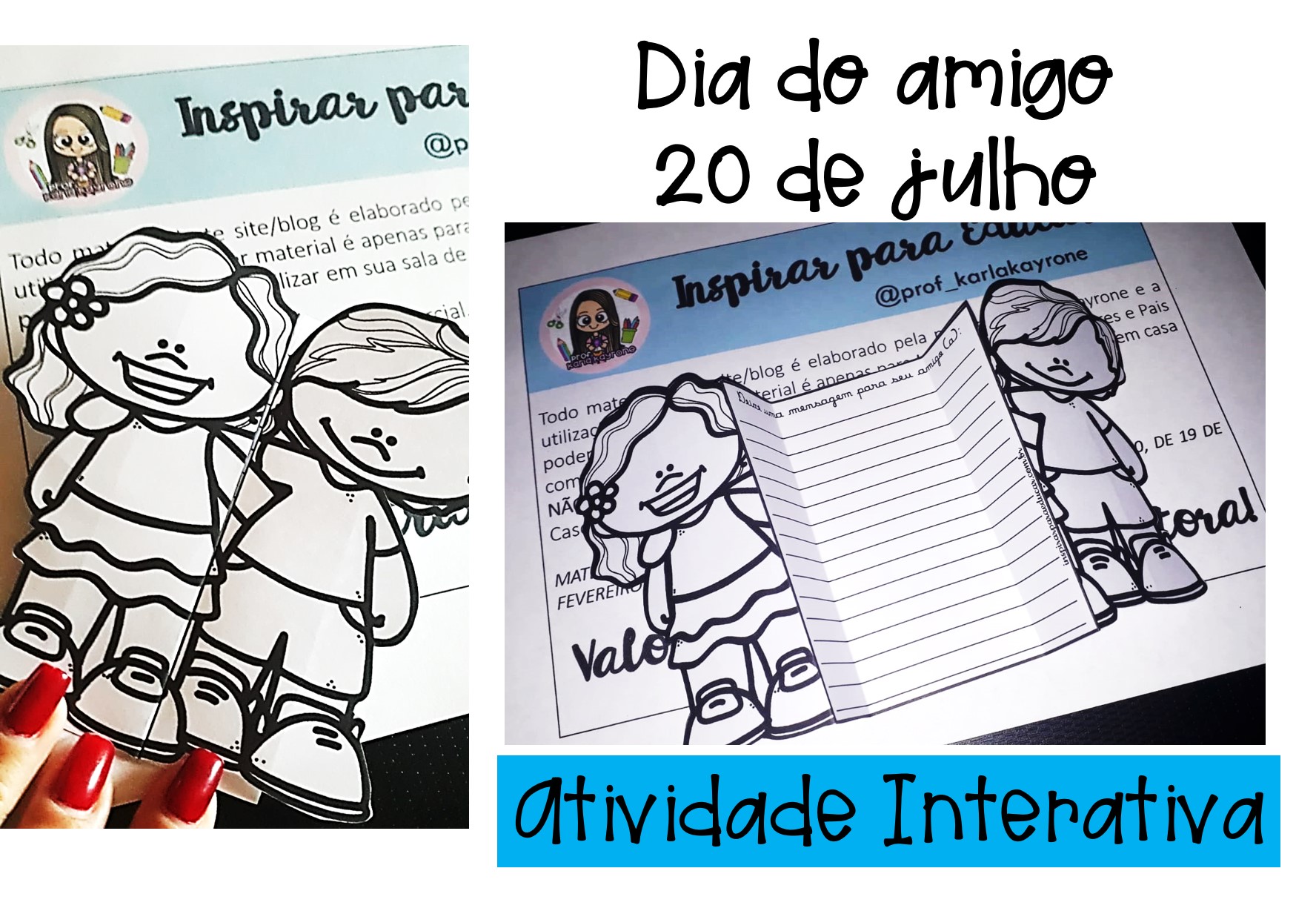 Atividade interativa dia do amigo
