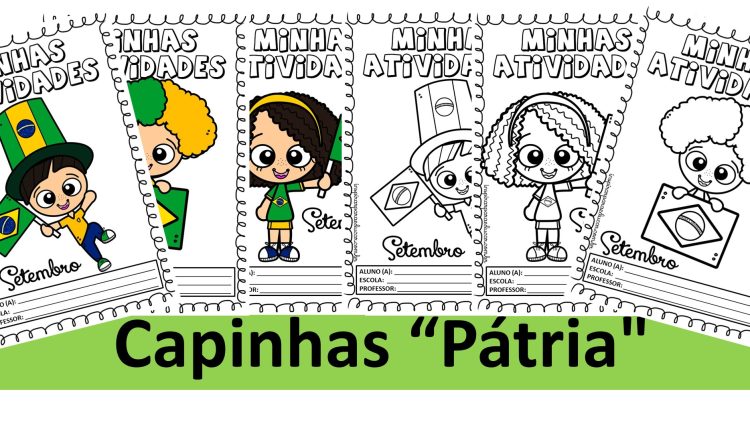 Capinhas de caderno pátria