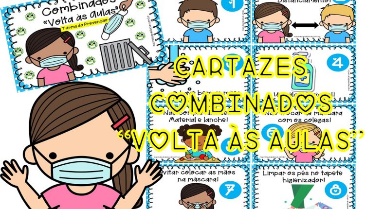 cartazes volta as aulas