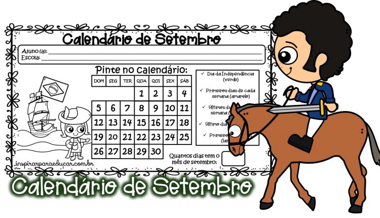 Calendário Setembro