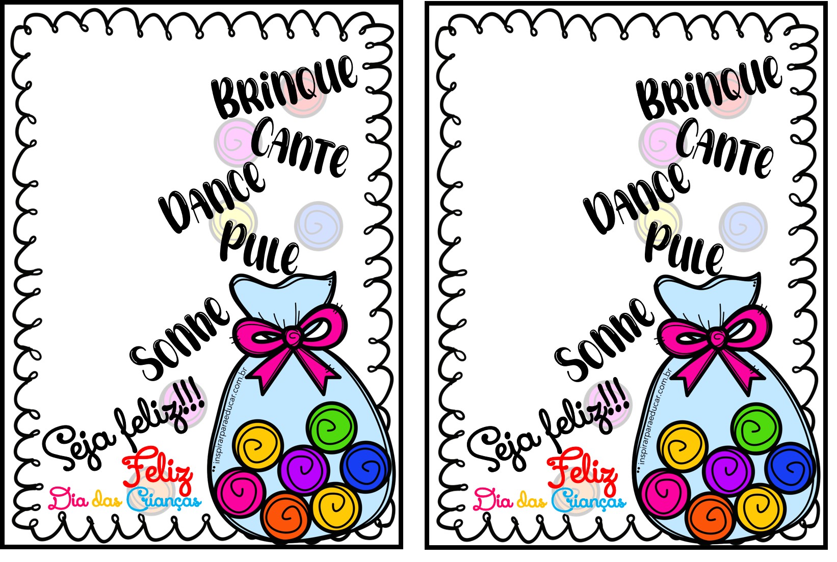 Lembrancinha dia das crianças