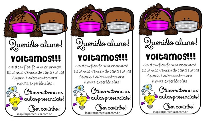 Cartão volta as aulas