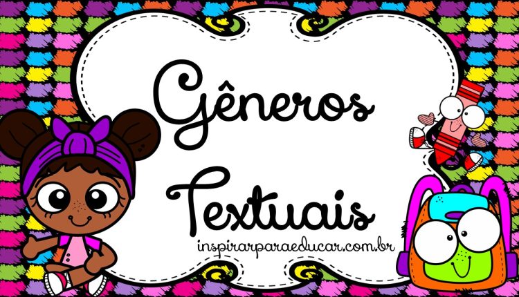 Cartazes Gêneros Textuais