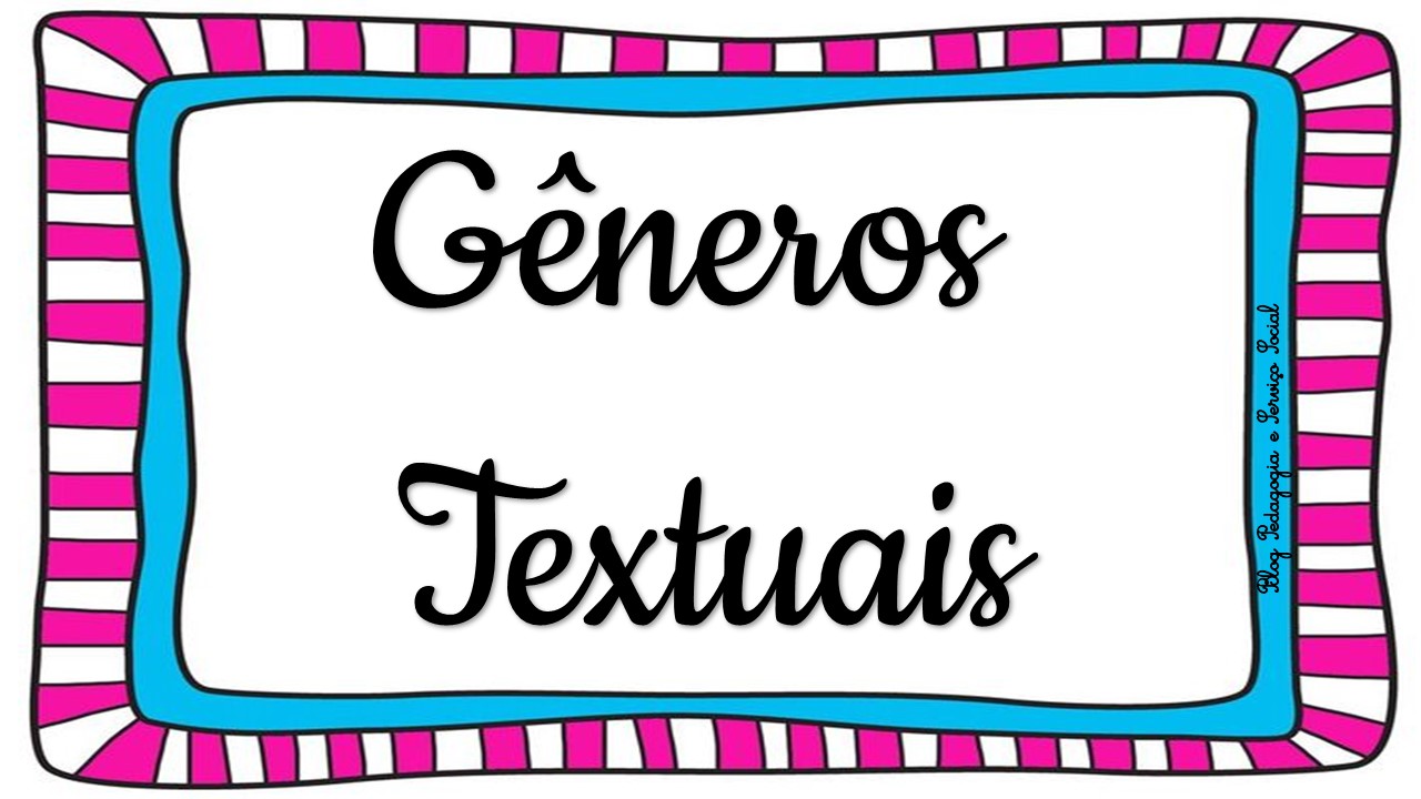 Cartazes Gêneros Textuais