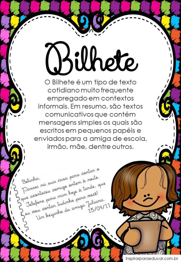 Cartazes gêneros textuais