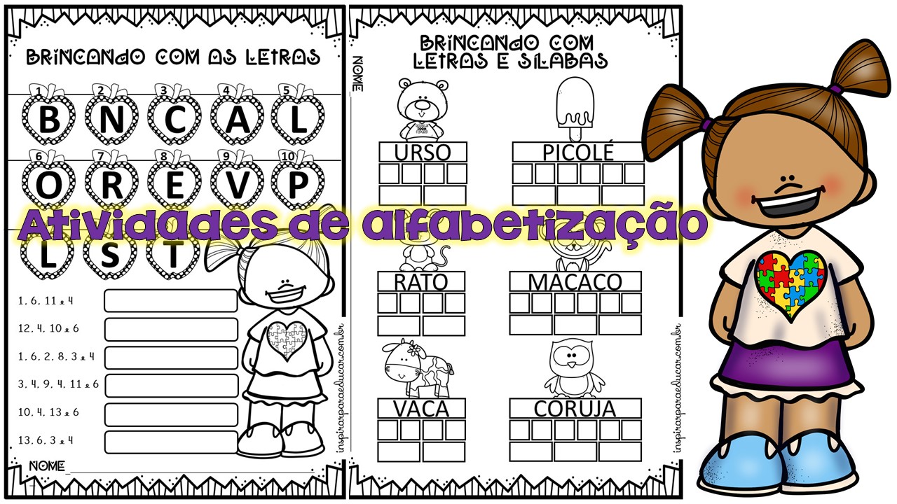 Atividade de alfabetização