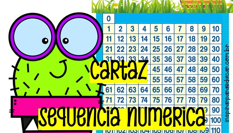 Cartaz Sequência Numérica