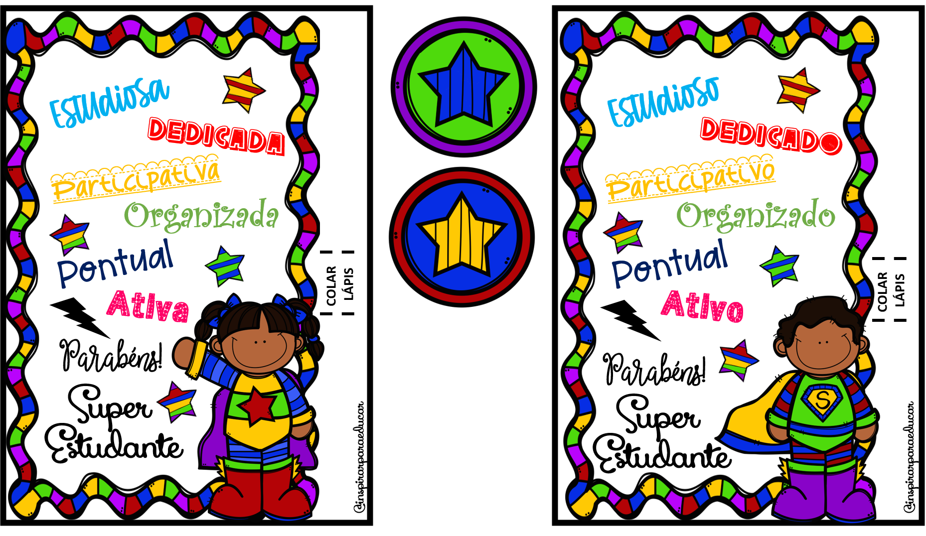 Lembrancinha dia do estudante