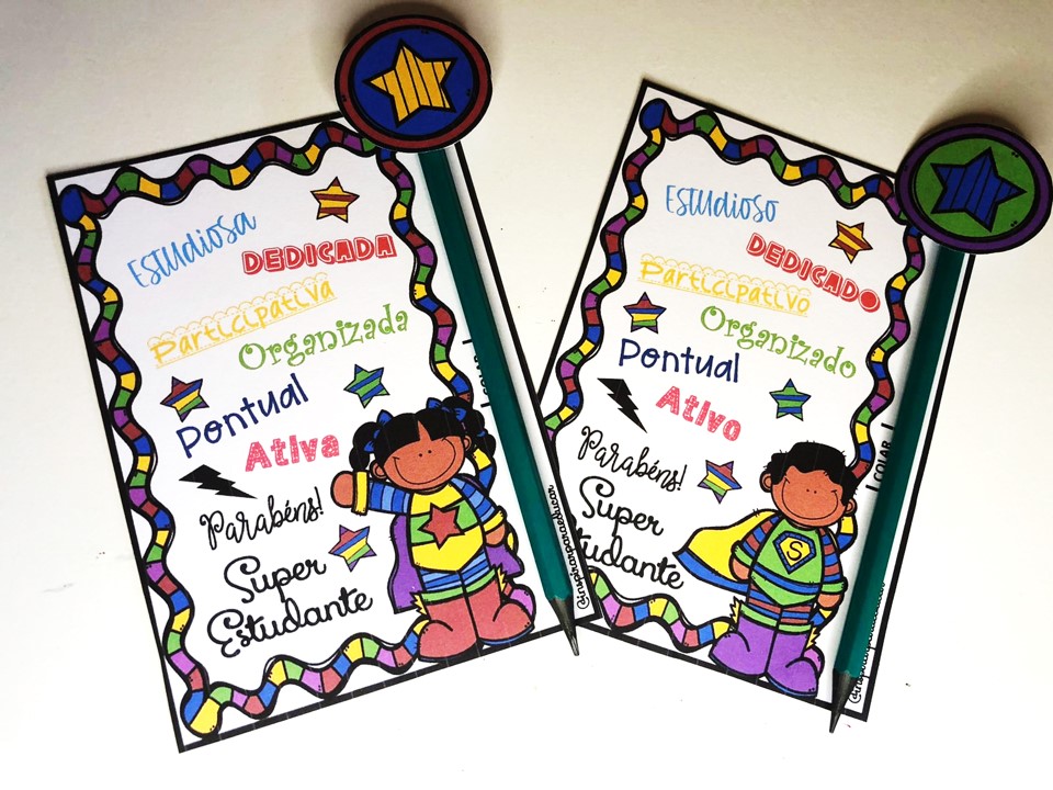 Lembrancinha dia do estudante