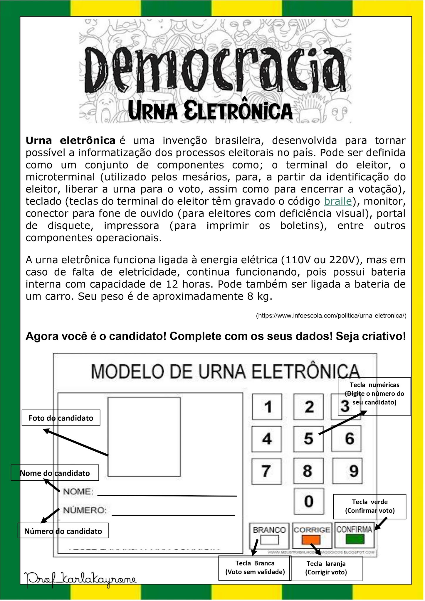 Atividades sobre eleições