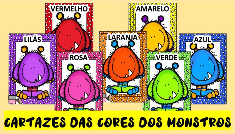 Cartazes das cores