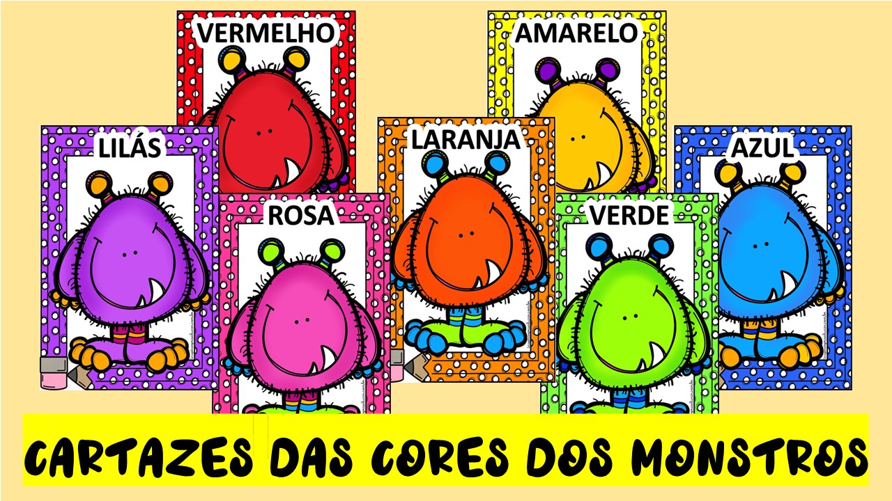 Cartazes das cores
