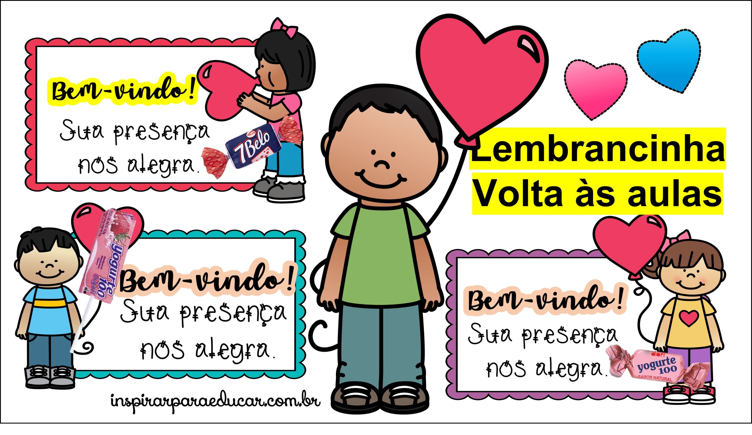 Lembrancinha volta às aulas