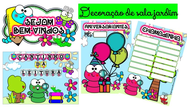 Decoração de sala jardim