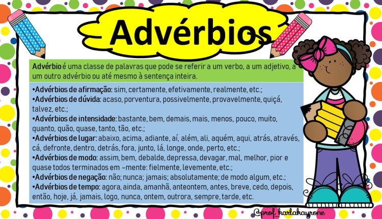 Cartaz advérbios