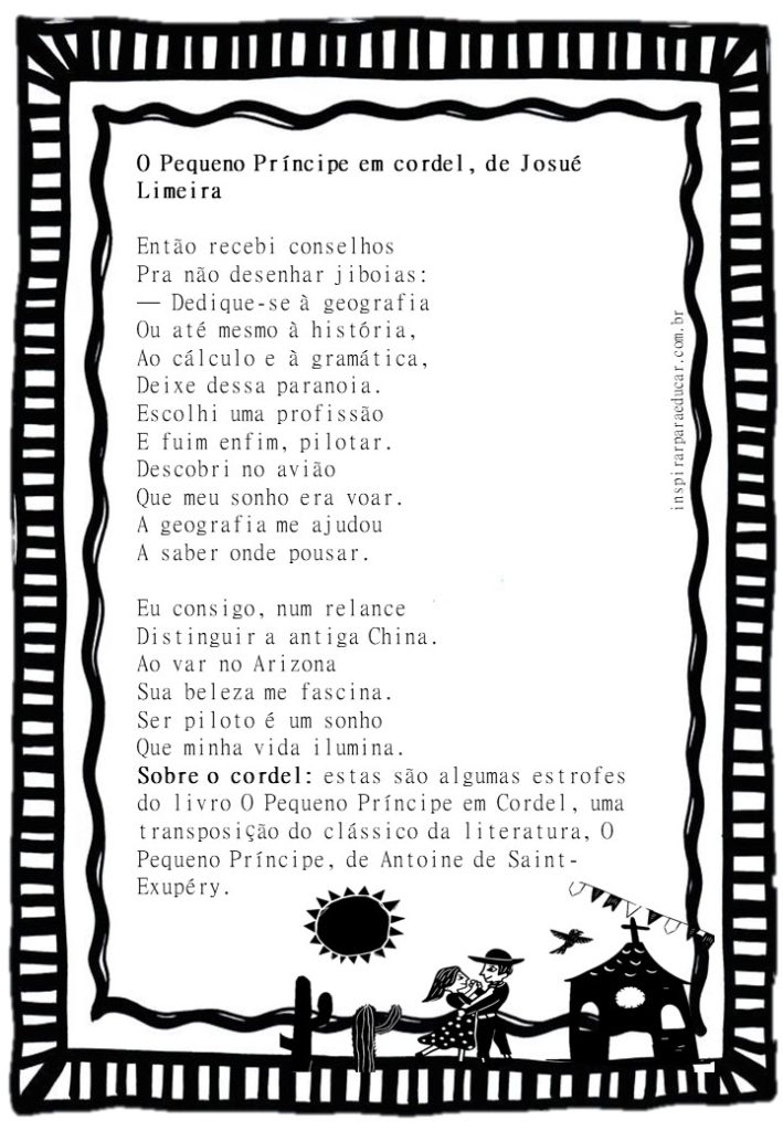 Textos: Poemas de cordel.