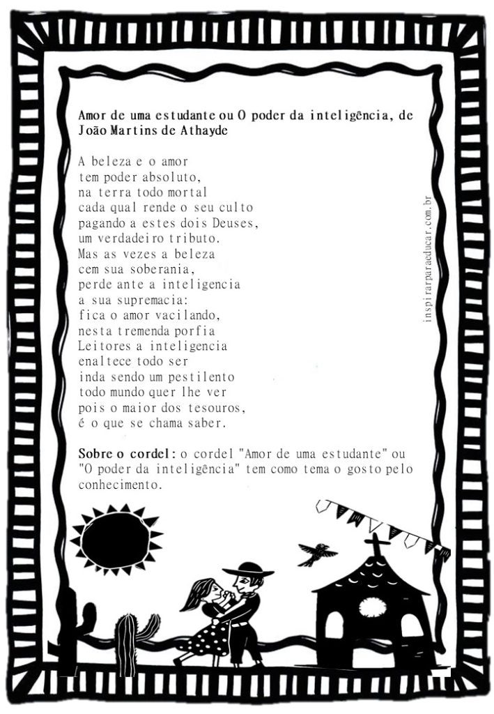 Textos: Poemas de cordel.