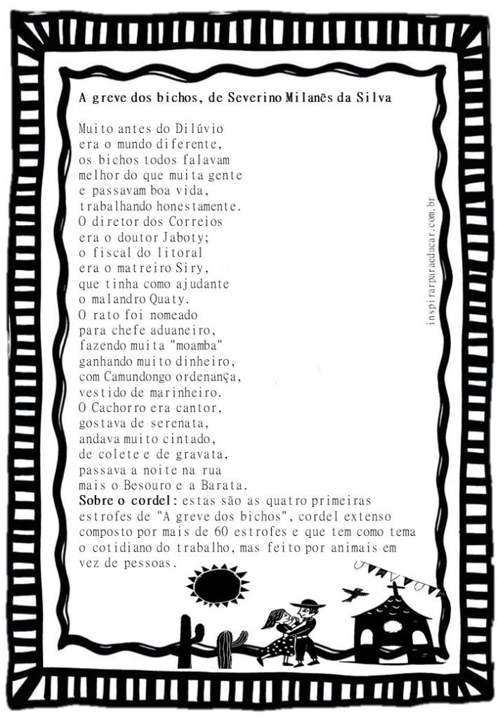 Textos: Poemas de cordel.