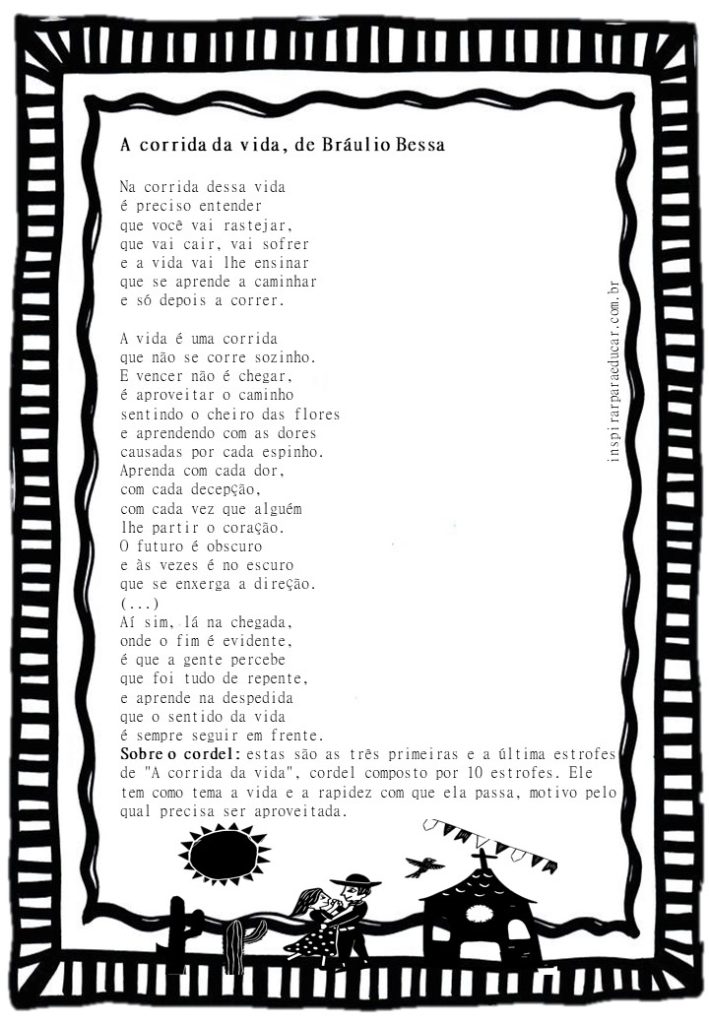 Textos: Poemas de cordel.