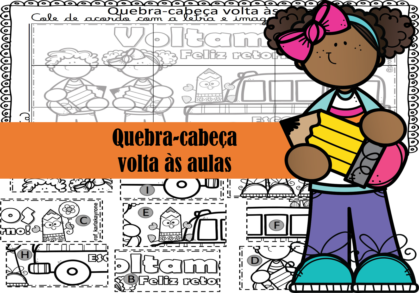 Quebra-cabeça volta às aulas