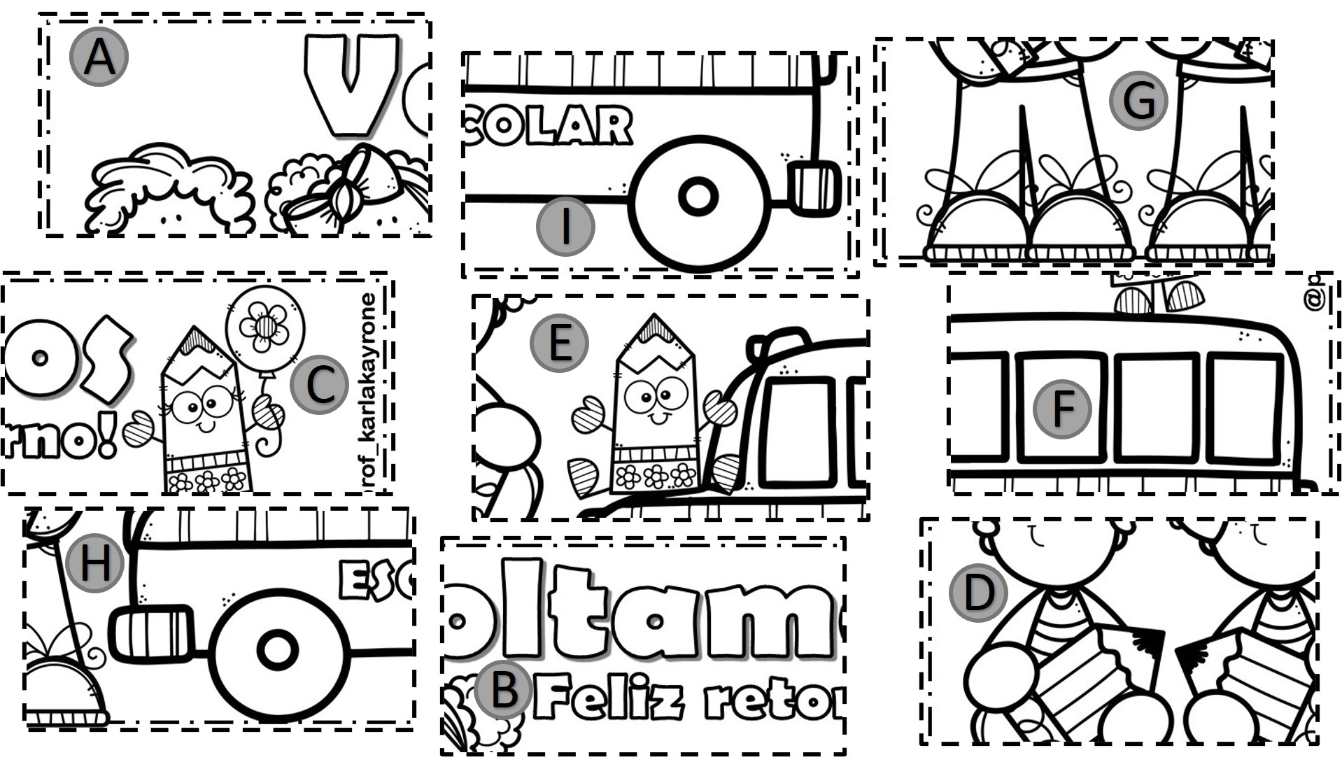 Quebra-cabeça volta às aulas