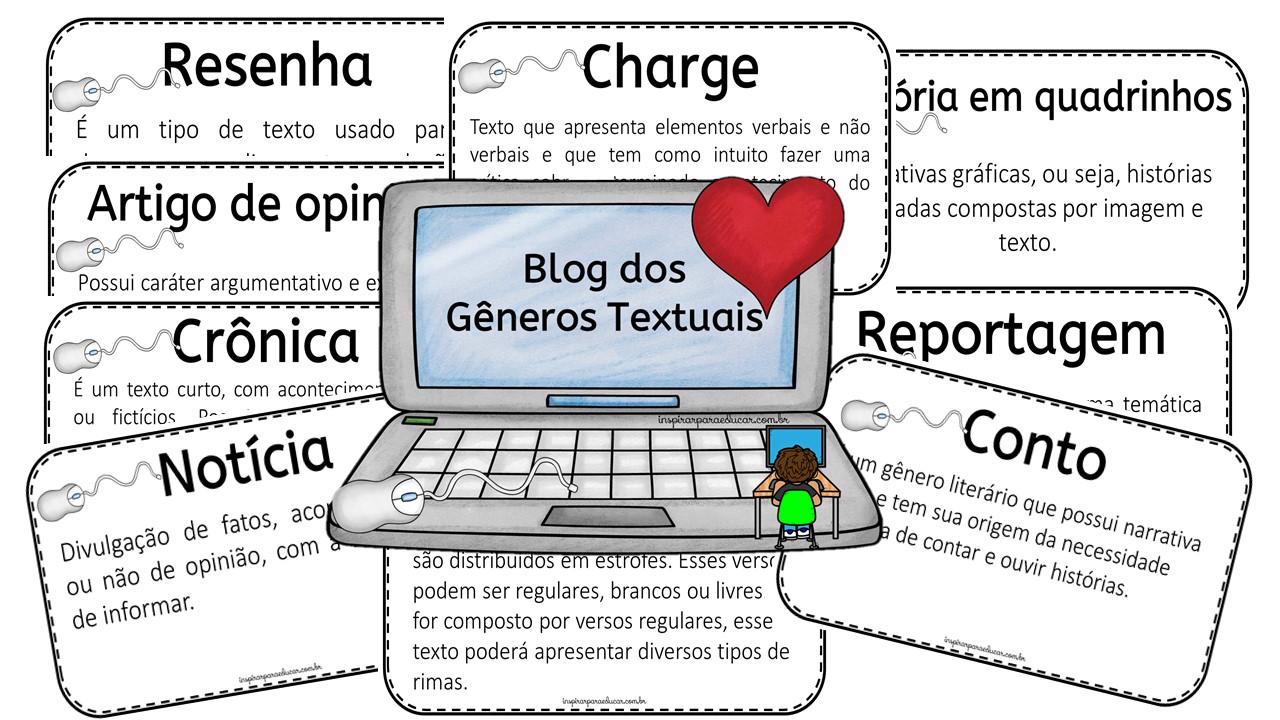 Blog dos gêneros textuais
