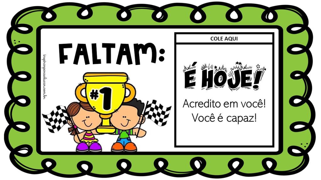 Contagem regressiva para Saeb/Spaece