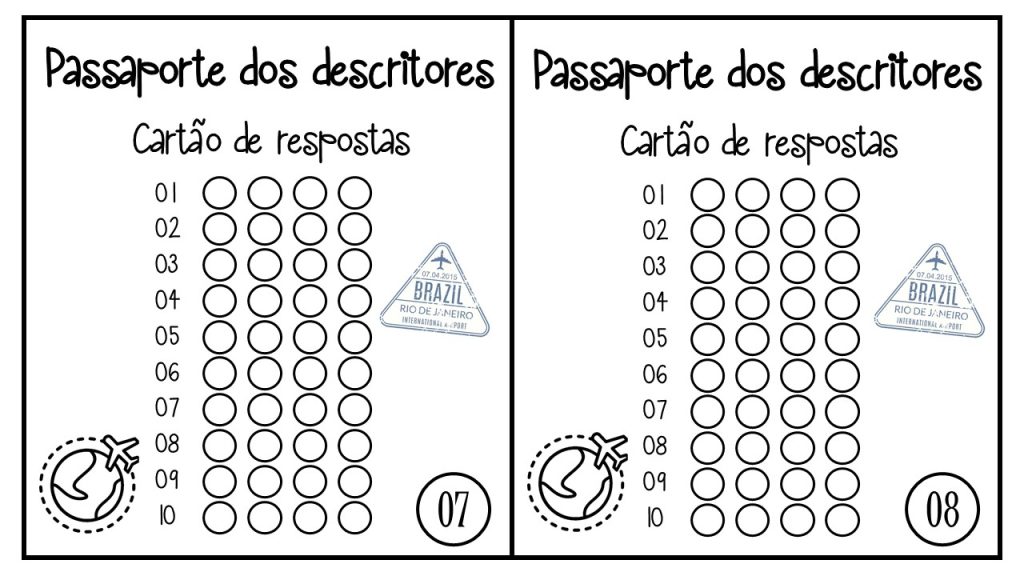 Passaporte dos descritores