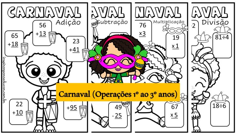 Carnaval - Operações 1º ao 3ª anos
