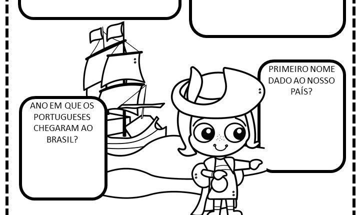 Atividade descobrimento do Brasil
