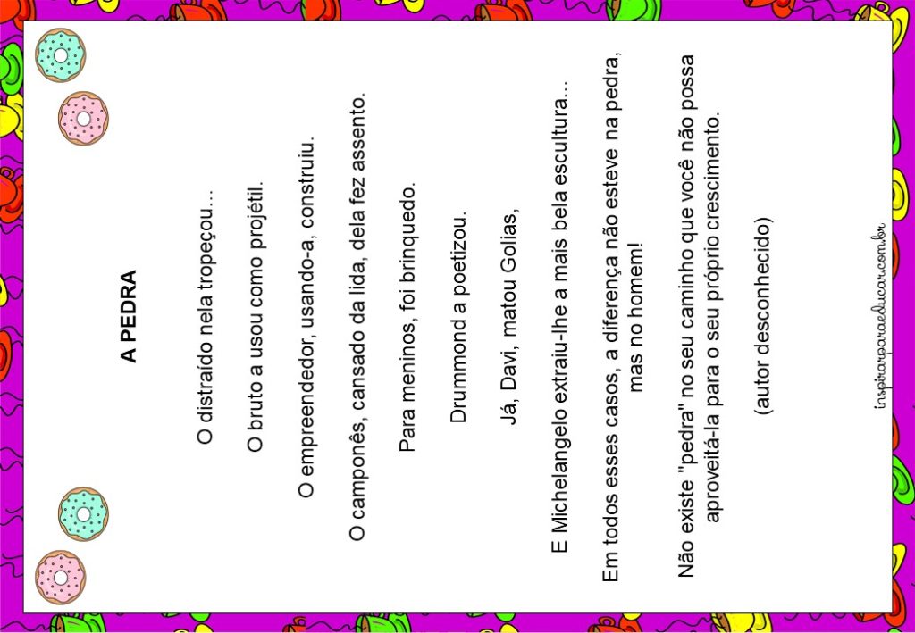 Painel doce encontro - Gestão escolar