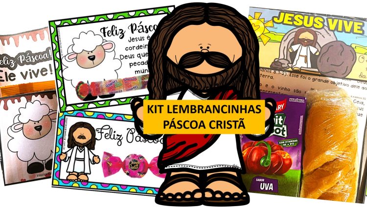 Kit lembrancinha de páscoa cristã